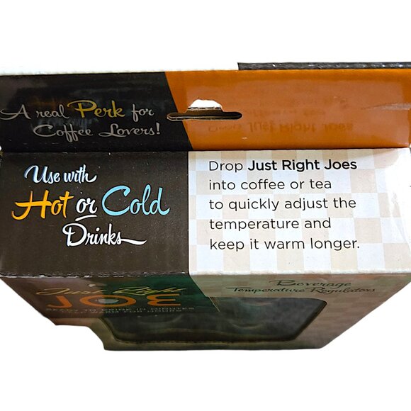 Just Right Joe: Beverage Hot & Cold Temperature Regulators, Mug Shaped Set of 5 - Picture 3 of 5